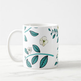 Nahtlose Blume Kaffeetasse