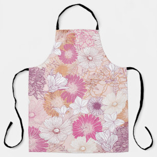 Nahtlose Blumen  Schürze