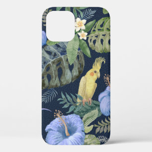 Nahtlose Blumenmuster aus handgemalten Wasserkohle Case-Mate iPhone Hülle