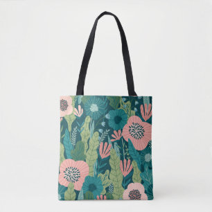 Nahtlose Blumenmuster, Innendekoration