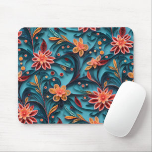 Nahtlose Blumenmuster Mousepad