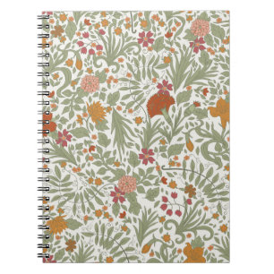 Nahtlose Blumenmuster. Notizblock