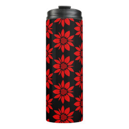 nahtlose Blumenmuster Thermosbecher