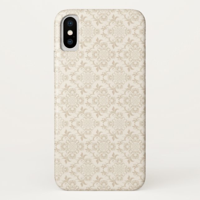 Nahtlose Blütendekoration Case-Mate iPhone Hülle (Rückseite)