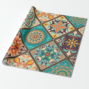 Nahtlose bunte Fliesen mit dem Islam, Arabi Geschenkpapier
