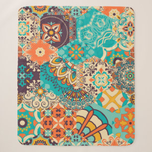 Nahtlose bunte Fliesen mit dem Islam, Arabi Sherpadecke