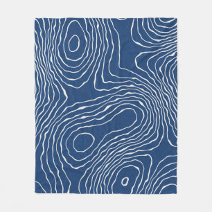 Nahtlose Erdlinie topographische Karte Bio Patter Fleecedecke
