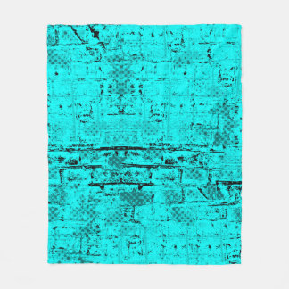 Nahtlose Farbe grunge türkis. Halftone-Elemente Fleecedecke