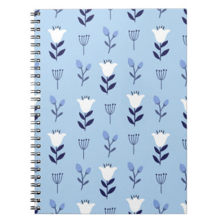 Nahtlose farbenfrohe Blumenmuster mit wilden Blume Notizblock