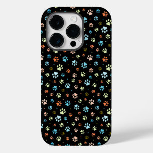 Nahtlose farbenfrohe kleine Hundebahnen Case-Mate iPhone 14 Pro Hülle