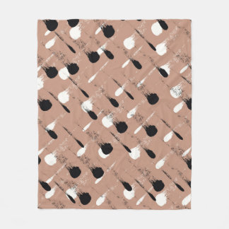 Nahtlose farbige Wasserfarbenmuster Fleecedecke