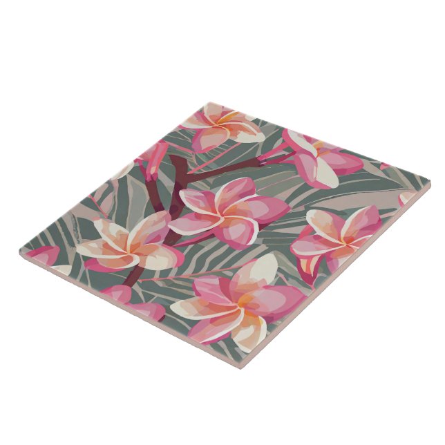 Nahtlose Fliese - tropischer Druck (Seite)