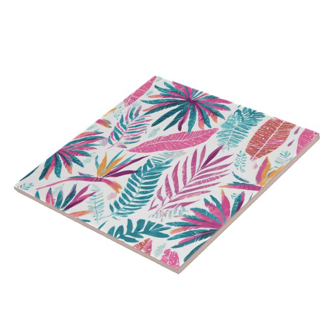 Nahtlose Fliese - tropischer Druck (Seite)