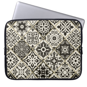 Nahtlose Fliesen mit dem Islam, Arabisch, Indien Laptopschutzhülle