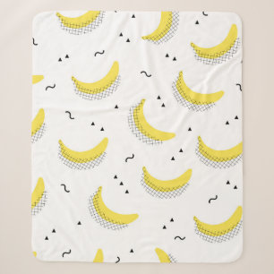 nahtlose Fruchtkinder Hintergrund. Abstrakte Geome Sherpadecke