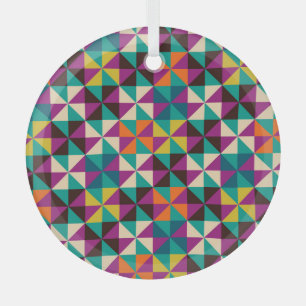 Nahtlose Geometrie, modernes Muster. Ornament Aus Glas