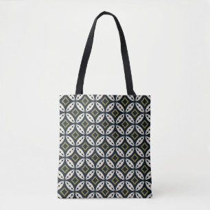 Nahtlose geometrische Blume: buntes Muster.