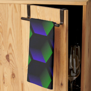 nahtlose geometrische Fläche Geschirrtuch