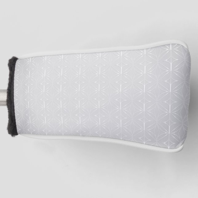 Nahtlose geometrische Gemusterte Putter Golf Headcover (Vorderseite)