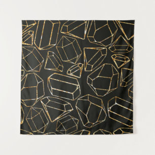 Nahtlose geometrische Muster im Retro-80er-Stil. P Wandteppich