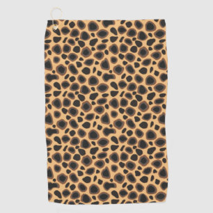 Nahtlose Giraffe-Skin-Muster Golfhandtuch