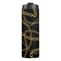 Nahtlose goldene Kette, elegantes Muster.