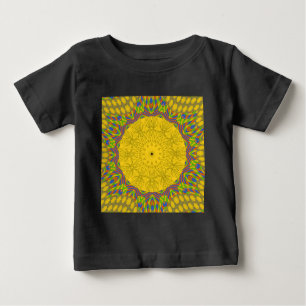 Nahtlose goldene Ornamente. Baby T-shirt