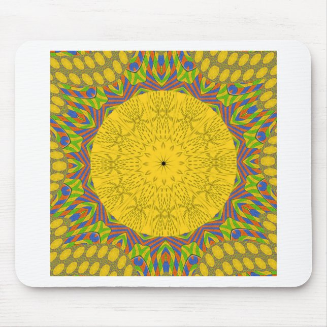 Nahtlose goldene Ornamente. Mousepad (Vorne)