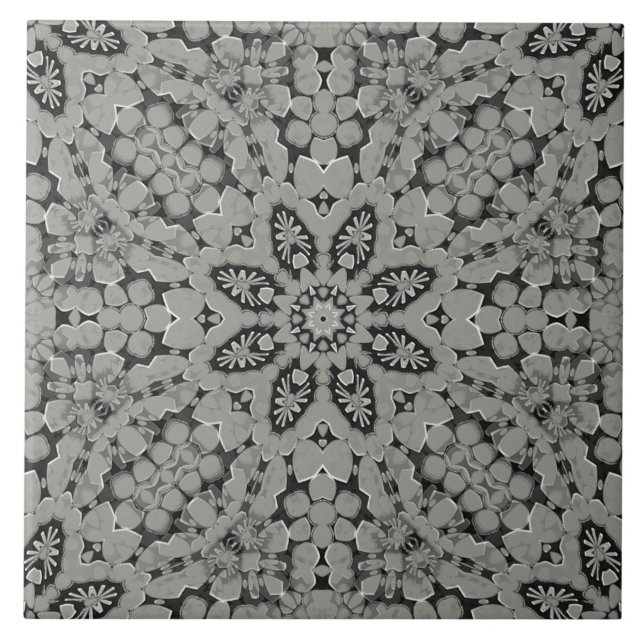 Nahtlose graue Keramik Tile Fliese (Vorderseite)