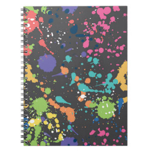 Nahtlose Grundierung mit Aquarellfarben sp Notizblock