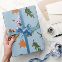 Nahtlose Herbstumpfpapier mit gemütlichen Pinecone