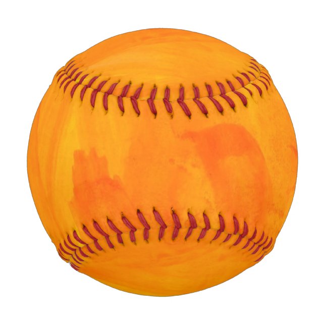 Nahtlose Hintergrundfarbe Gelb Abstrakt Baseball (Vorderseite)