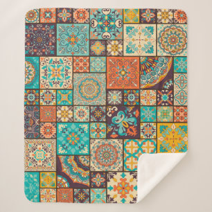Nahtlose islamische, arabische Fliesen. Sherpadecke