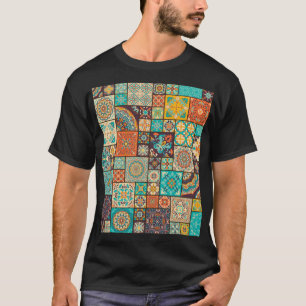Nahtlose islamische, arabische Fliesen. T-Shirt