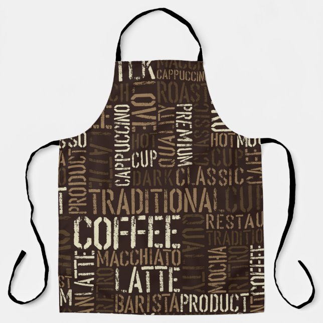 Nahtlose Kaffeemaschine Schürze (Vorderseite)