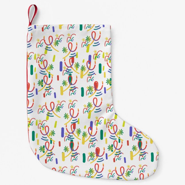 nahtlose Konstruktion Kleiner Weihnachtsstrumpf (Vorderseite)