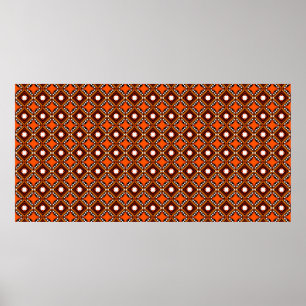 Nahtlose Kreativität mit Hand gezeichnet geometris Poster