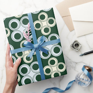 Nahtlose Kreise - Wrackpapier Geschenkpapier