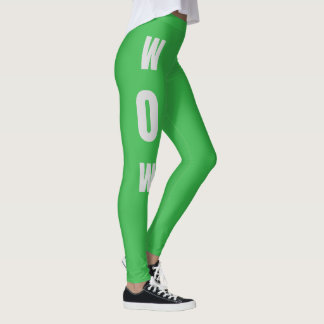 nahtlose Leggings in Grün