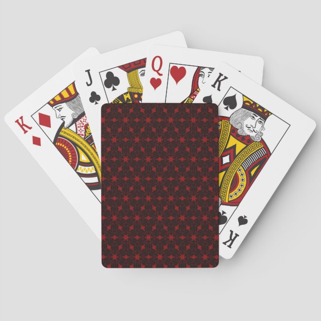 Nahtlose moderne Abstrakte Kunst Spielkarten (Rückseite)