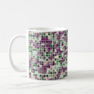 Nahtlose modische Tarnung. Das Vordergrund-Ko Kaffeetasse