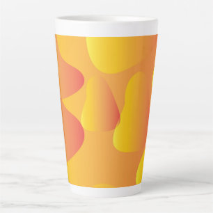 nahtlose Muster Latte Tasse