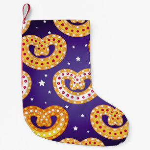 Nahtlose Muster mit Weihnachtsliedern. Vintager Ii Kleiner Weihnachtsstrumpf