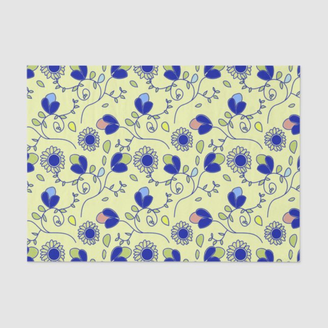 Nahtlose Muster Seidenpapier (Vorderseite)