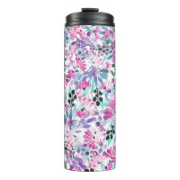 Nahtlose Muster von violetten Blumen und Beeren,bl