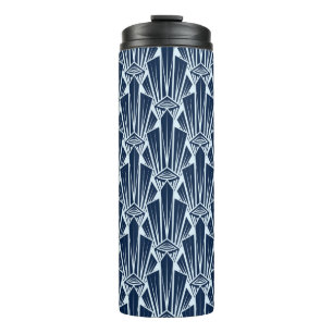 Nahtlose Musterschmuck mit stilisierten geometrisc Thermosbecher