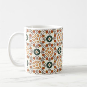 Nahtlose, natürliche, abstrakte geometrische Struk Kaffeetasse
