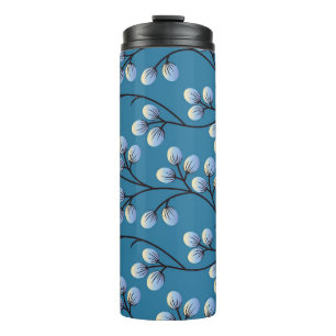 Nahtlose niedliche Blumenmuster Thermosbecher