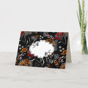 Nahtlose niedliche kleine Blume Blumenmuster schwa Feiertagskarte