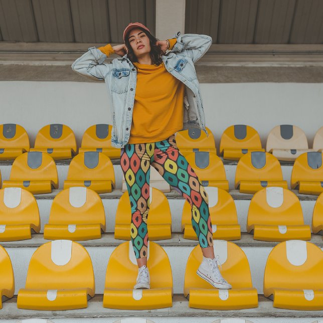 Nahtlose Ogee Capri Leggings (Von Creator hochgeladen)